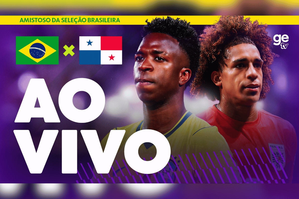 Brasil x Panamá | Ao Vivo | Amistoso da Seleção | GE TV